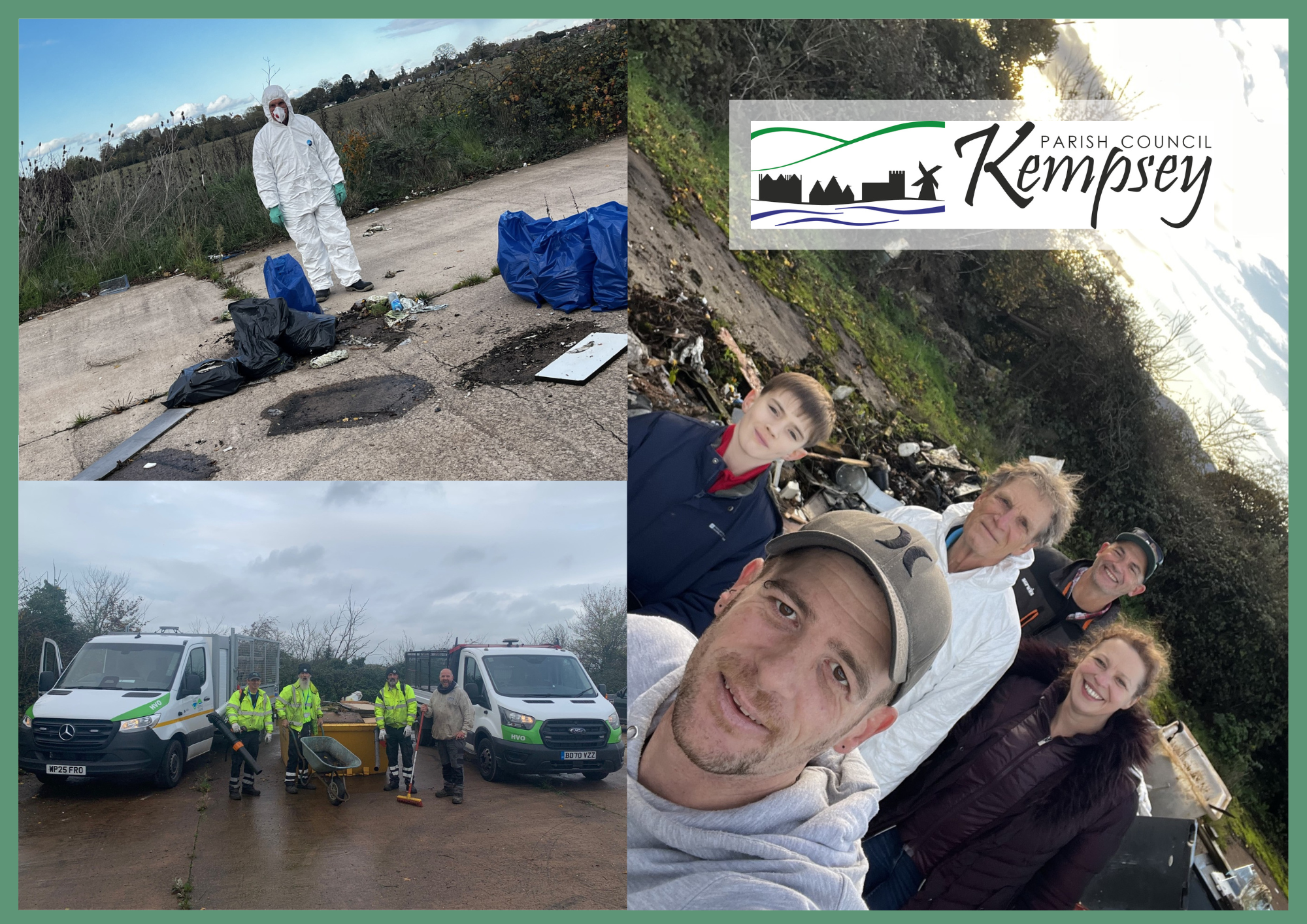 Parish Councillors and Volunteers Gear Up To Clear Waste